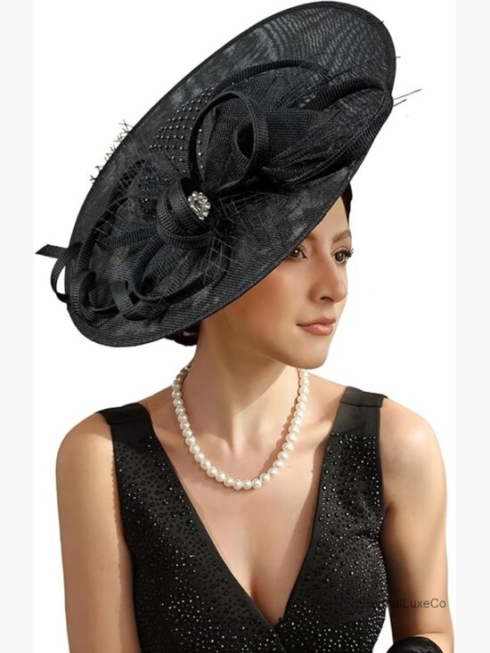 Elegant Flower Mesh Feather Fascinator Hat Headband for Wedding Derby Tea Party main image 4